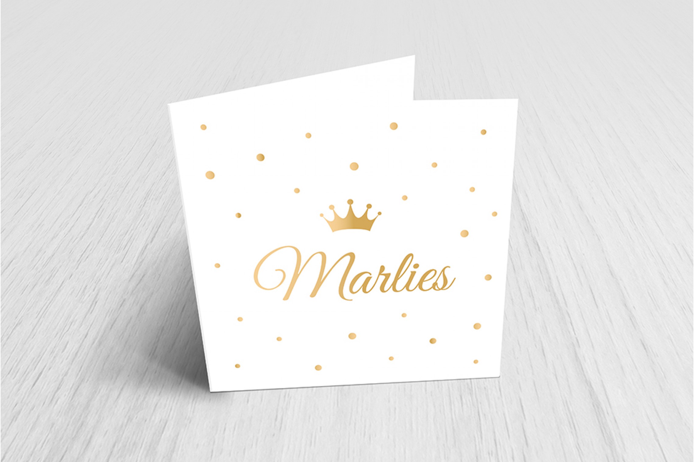 Kroontje met bolletjes